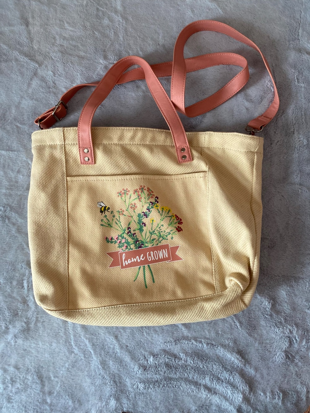 American Girl Blaire Wilson Home Grown woven twill crossbody/tote bag
